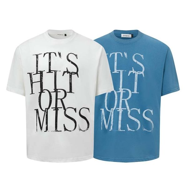 Men's American-style Letter Printed Round Neck T-shirt - Image 4
