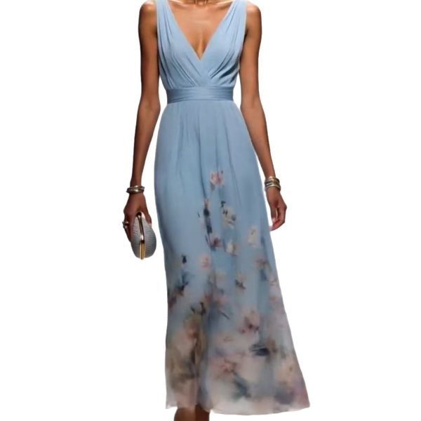 Evening Gown Elegant V-neck Cross-border Dress - Image 2