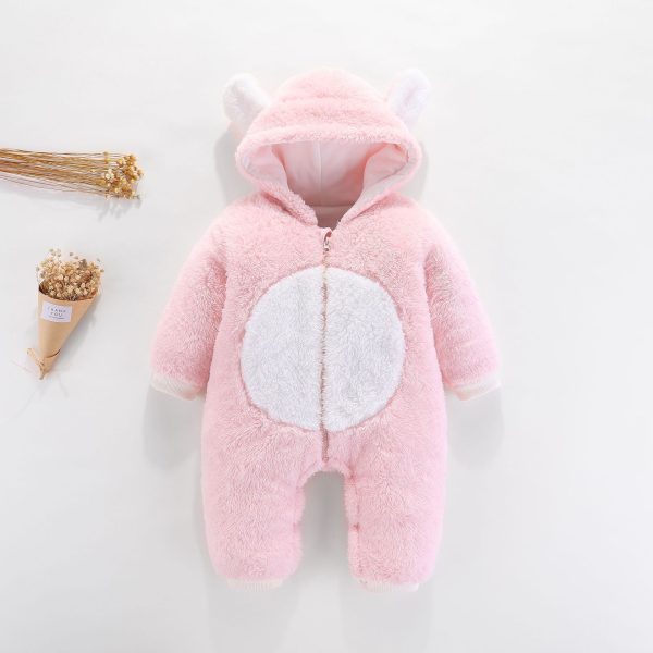 Baby Jumpsuit Shu cotton velvet crawling clothes - Image 2