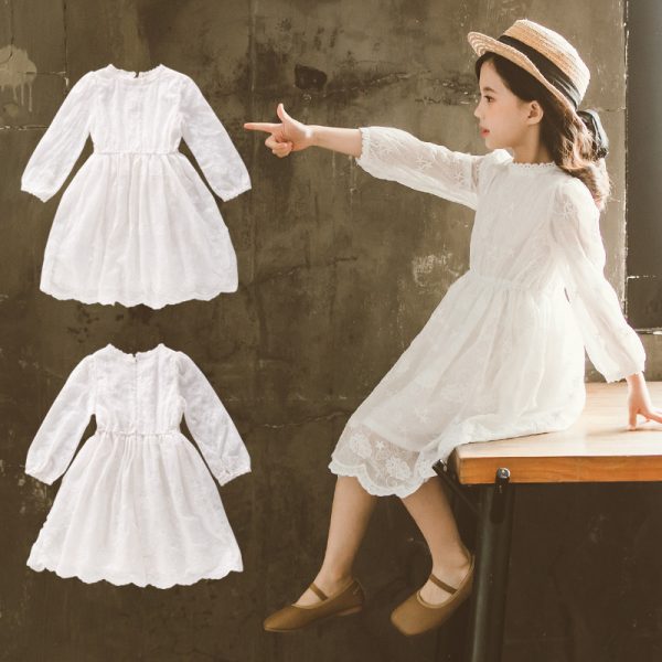 Girls Spring And Autumn Dresses - Image 2