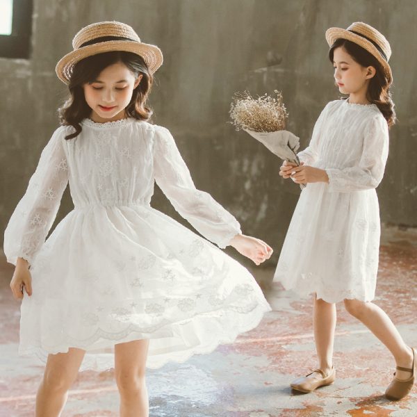 Girls Spring And Autumn Dresses - Image 4