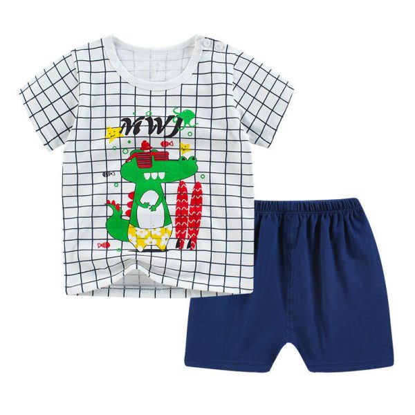 Summer Infant Newborn Baby Boy Clothes Children Clothing Set for Girls Kids T-Shirt Shorts 2PCS Outfits Cotton Casual Clothes - Image 7