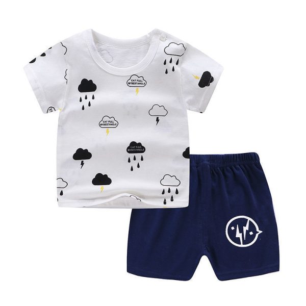 Summer Infant Newborn Baby Boy Clothes Children Clothing Set for Girls Kids T-Shirt Shorts 2PCS Outfits Cotton Casual Clothes - Image 8