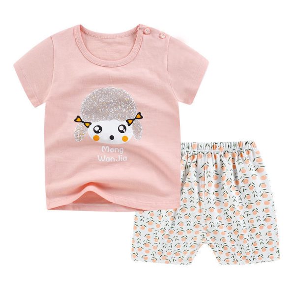 Summer Infant Newborn Baby Boy Clothes Children Clothing Set for Girls Kids T-Shirt Shorts 2PCS Outfits Cotton Casual Clothes - Image 9