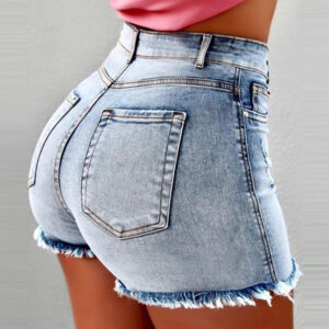 Women's Tassel Hole High Waist