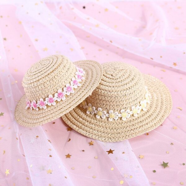 Handmade Adjustable Bowknot Summer Spring Dogs And Cats Pet Hat - Image 3