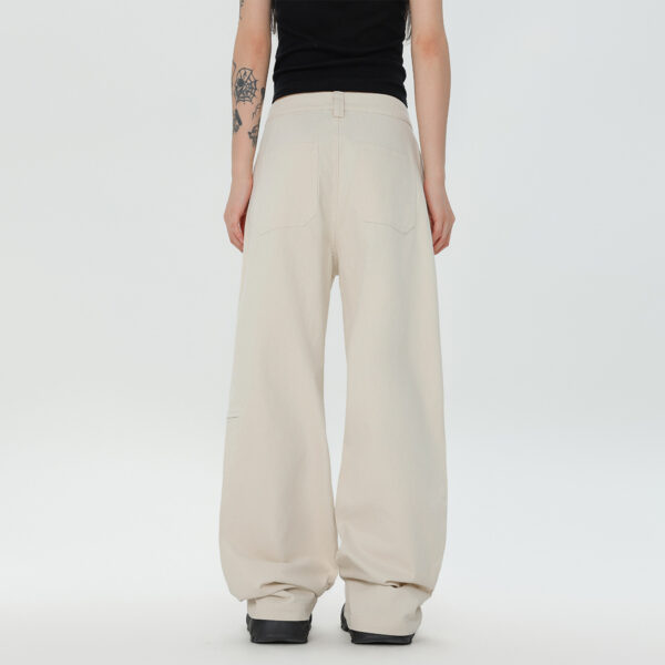Cotton Loose Straight Cargo Pants Men - Image 2