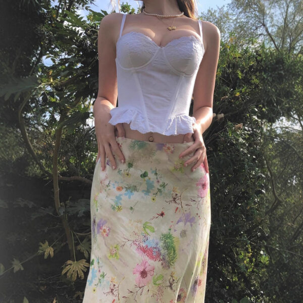 Sweet Girl Waist Slimming Long Fishtail Skirt - Image 3