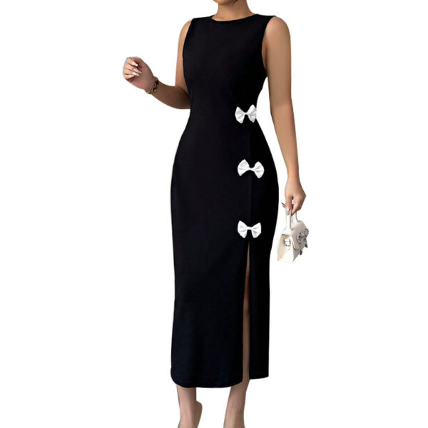 Spring And Summer European And American Style Elegant Slim Fit Dress - Image 2
