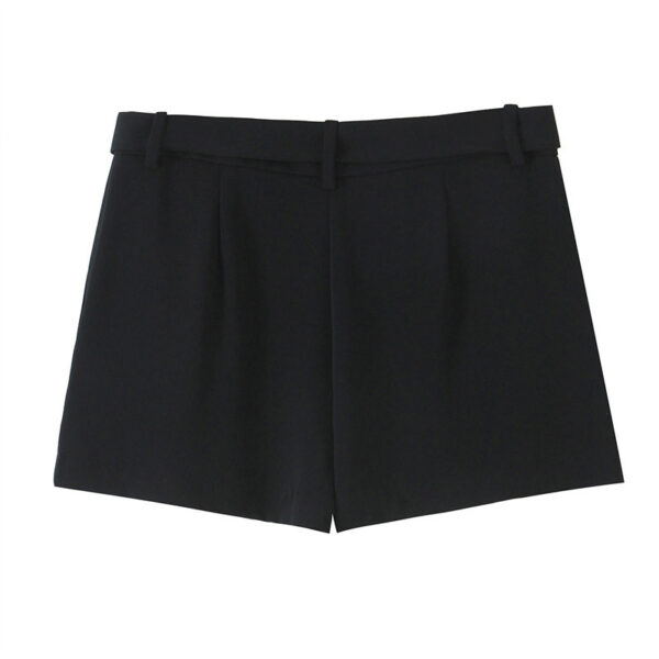 With Belt Pleated Casual Shorts - Image 5