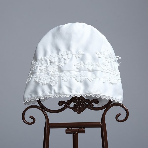 Baby's full moon, baby's wedding dress, princess dress, children's dress, lace cap, fluffy dress, photo studio - Image 4