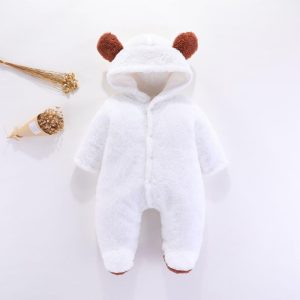 Baby Jumpsuit Shu cotton velvet crawling clothes