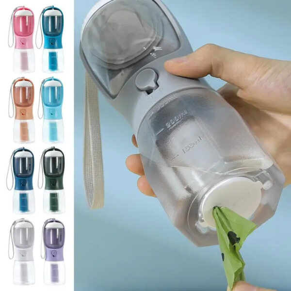 Dog Water Cup Drinking Food Garbage Bag Three-in-one Portable Small Multi-functional Pet Cups Pets Supplies - Image 6