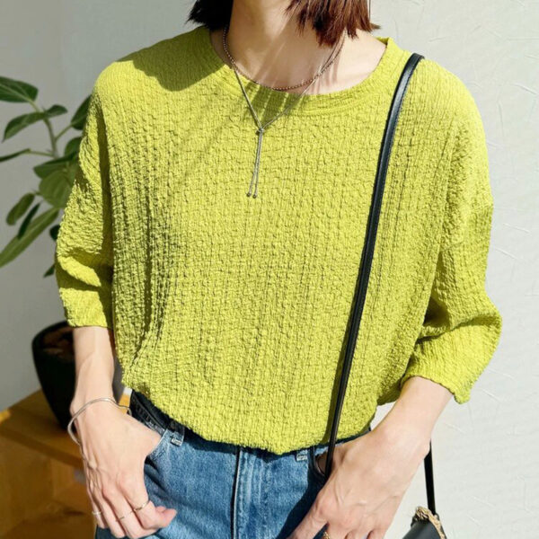 Japanese Women's T-shirt High-grade Loose - Image 4
