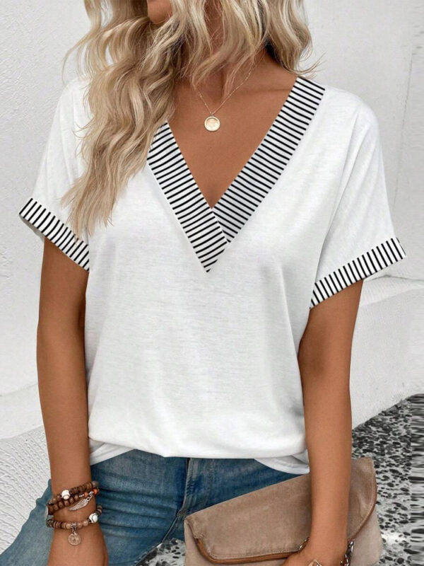 Solid Color Versatile Top Women's Fashion All-matching - Image 3