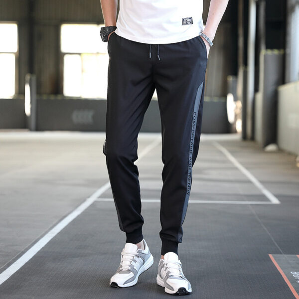 Ankle-length loose workwear casual trousers - Image 2