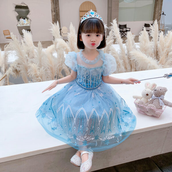 Summer Girls Short Sleeve Dress