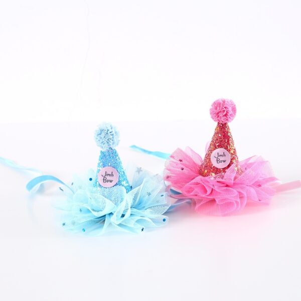 Cat Birthday Hat Bow Tie Flower Party Suit - Image 6