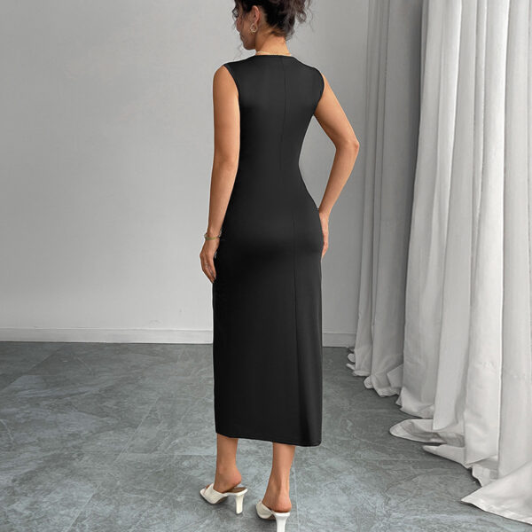 Spring And Summer European And American Style Elegant Slim Fit Dress - Image 3