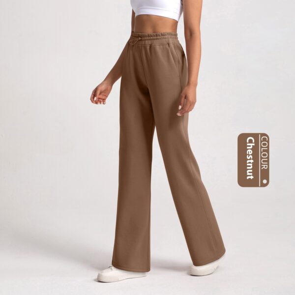 Sports Wide-leg Pants Women's Stone Washed Modal Loose Straight - Image 4