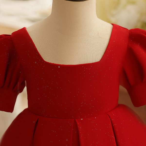Girls' Piano Performance Dress Huatong Pengpeng Princess Skirt - Image 4