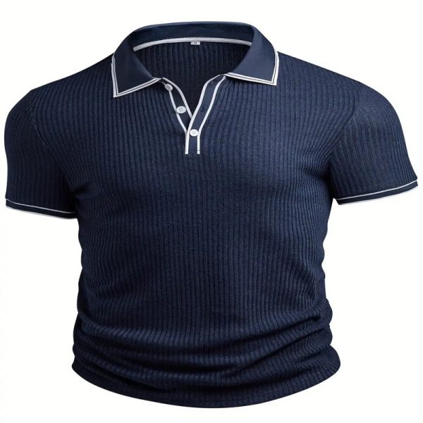 Men's POLO Short-sleeved Shirt Summer - Image 2