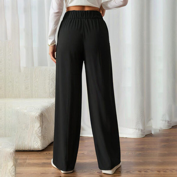 Women's Wide Leg Pants High Waist Business Casual Trousers Pant With Pockets - Image 6