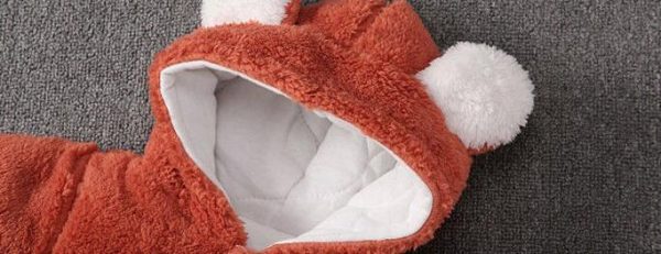 Winter Thickened Simple Solid Color Baby Onesies - Image 7