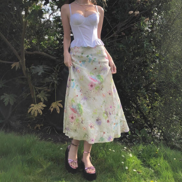 Sweet Girl Waist Slimming Long Fishtail Skirt - Image 2