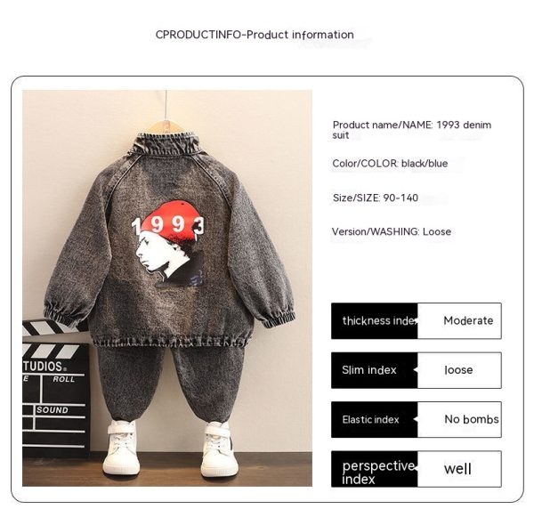 Boys Spring Clothing: New Clothes, Fashionable, Handsome Children's Clothing - Image 5