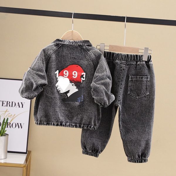 Boys Spring Clothing: New Clothes, Fashionable, Handsome Children's Clothing - Image 3