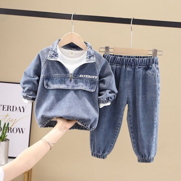 Boys Spring Clothing: New Clothes, Fashionable, Handsome Children's Clothing - Image 9